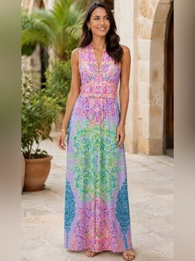 lilly pulitzer maribella maxi dress Our new Maribella Maxi in the print We Mermaid It is going to be you next new favorite dress! #lillypulitzer #lillysignaturestore #stylingmylilly #lillyootd #ootd #myrtlebeach #myrtlebeachshopping